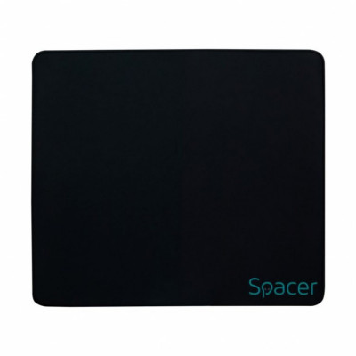 Mouse pad Spacer Pad, Cauciuc si material textil, Negru foto