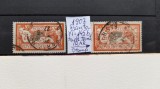 1907 Franta Merson Y.T.145 b-Triple teinte-stamp.-RAR, Stampilat