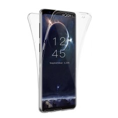 Capac de protectie Full TPU 360&deg; (fata + spate) pentru Samsung Galaxy S9, transparent