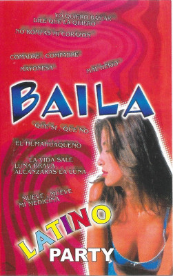 Caseta Baila Latino Party , originala , holograma foto