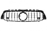 Grila Centrala Mercedes A-Class W177 Hatchback V177 Sedan (04.2018-2022) GT-R Panamericana Design Negru Crom Performance AutoTuning