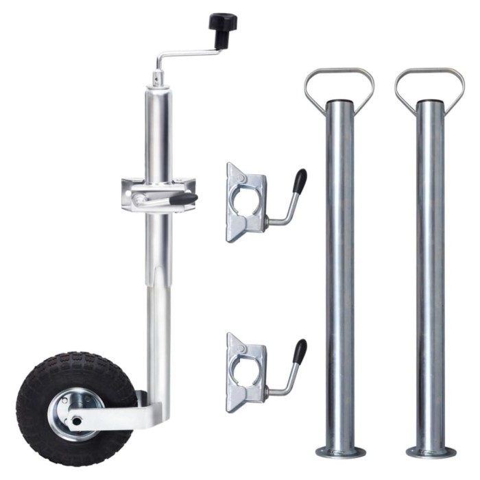 Gossi roata manevra 48 mm 2 tub sustinere/3 cleme despicate