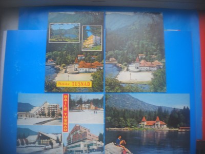 HOPCT LOT 3823 -IP- 4 CARTI POSTALE-BAILE TUSNAD -JUD HARGHITA-CIRCULATE foto
