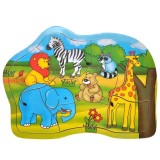 Puzzle din lemn, 9 piese ETK