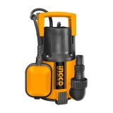 Pompa apa Sumersibila Plastic cu Plutitor 400W, 117l/min, Ingco SPC4001
