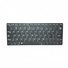 Tastatura mini, fara fir, conectare prin bluetooth, alb/negru foto