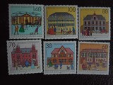 GERMANIA-CLADIRI ALE POSTEI-SERIE COMPLETA-NESTAMPILATE