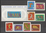 Polonia.1966 C.E. de atletism Budapesta MP.78, Nestampilat