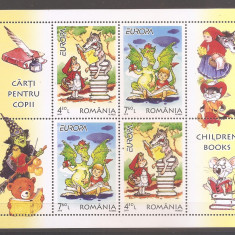 Romania 2010, LP 1862b - Europa-Carti pentru copii ,bloc 2 serii, MNH