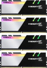 Memorie GSKill Trident Z Neo 64GB DDR4 3000MHz CL16 Quad Channel Kit foto