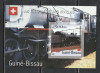 Guinea Bissau 2001 - Locomotive din Elvetia NEDANTELATE S/S 1v MNH, Nestampilat