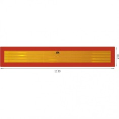 Placuta reflectorizanta pentru camioane 113&times;20 cm