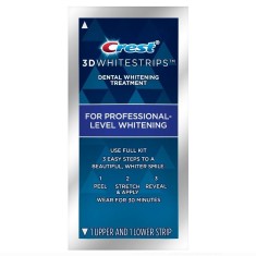 Benzi Albire Dinti, Crest Whitestrips 3D Professional White, 10% Concentratie, 1 plic (2 benzi)
