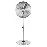 Ventilator inox cu picior ZİLAN ZLN-1112 , Putere 50 W, cu 3 trepte de viteza, oscilatie automata, debit 6000mc/h, maner pentru transport facil, 4 poz