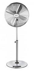 Ventilator inox cu picior ZİLAN ZLN-1112 , Putere 50 W, cu 3 trepte de viteza, oscilatie automata, debit 6000mc/h, maner pentru transport facil, 4 poz