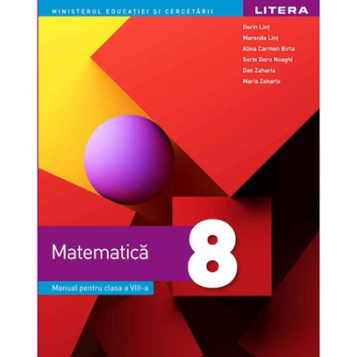 Matematica manual pentru clasa a VIII-a, autor Alina Carmen Birta foto