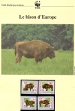Cumpara ieftin Lituania 1996 - Zimbrul Bonasus, Set WWF, 6 poze, MNH, (vezi descrierea), Nestampilat