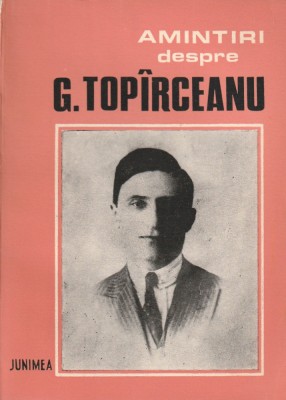 SILVIA POPESCU - AMINTIRI DESPRE G. TOPIRCEANU foto