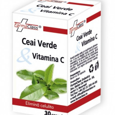 Ceai Verde si Vitamina C Farma Class 30cps