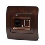 Priză date 1xRJ45 Cat6e nuc inchis Jazz - ELBI