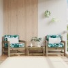 VidaXL Scaune de grădină, 2 buc., lemn de pin impregnat 825498