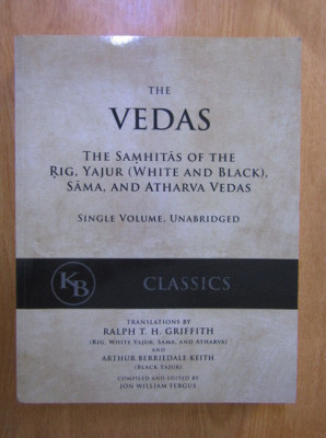 The Vedas. The Samhitas of the Rig, Yajur, Sama, and Atharva Vedas foto