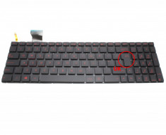 Tastatura laptop Asus ROG G771J neagra cu iluminare foto