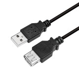 CABLU USB LOGILINK prelungitor, USB 2.0 (T) la USB 2.0 (M), 3m, negru, &quot;CU0011B&quot; (timbru verde 0.18 lei)