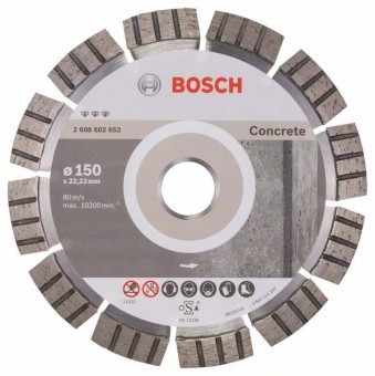 Disc diamantat Best for Concrete 150x22,23x2,4x12mm - 3165140581592 foto