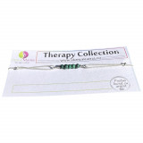 Bratara therapy malachit discuri 3-4mm si argint 925