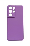 Husa Mov Catifea Samsung Galaxy S22 Ultra - Protectie Socuri, Anti-Zgarieturi