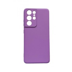 Husa telefon compatibila cu Samsung Galaxy S22 Ultra, Mov, Cu interior de catifea, 144HT