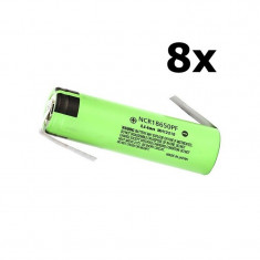 Baterie Panasonic NCR18650PF 10A 18650 2900mAh Set 8 Buca?i, Tip Urechi de lipire in Z foto