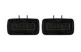 Set lampa ceata spate si mers inapoi Mercedes Clasa G (W461/463) 09.1989-09.2018, montare spate, stanga+dreapta, LED; negru; Tuning, L-Series
