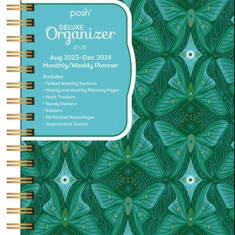 Posh: Deluxe Organizer 17-Month 2023-2024 Monthly/Weekly Hardcover Planner Calen: Blue Butterflies
