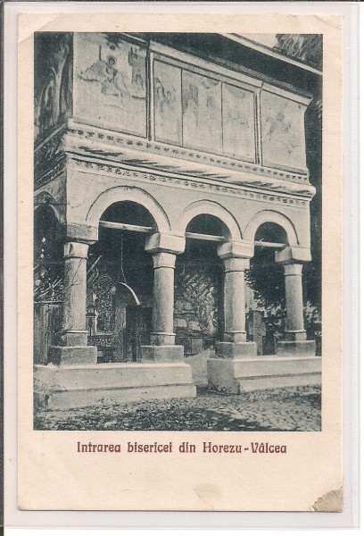 Carte postala circulata in anul 1928 Valcea