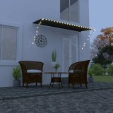 Gossi copertina retractabila cu led, antracit, 300 x 150 cm