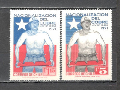 Chile.1972 Nationalizarea minelor de cupru GC.55 foto