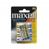 Baterii Maxell Alcaline AA &ndash; LR06 - 4+2 /Blister
