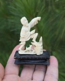 OBIECT VINTAGE DECORATIV DIN FILDES, LUCRAT MANUAL, ASIA