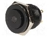 Intrerupator anti-vandalism, OFF-(ON), &Oslash;16mm, ONPOW, GQ16PH-10D/J/R/24V/A