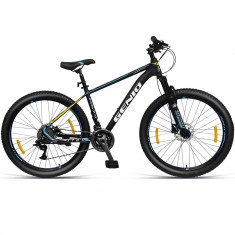 Bicicleta mountain bike aluminiu, 27.5 inch, schimbator 27 viteze, frane hidraulice pe disc, genio foto