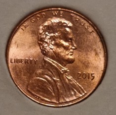 1 cent USA - SUA - 2015 foto