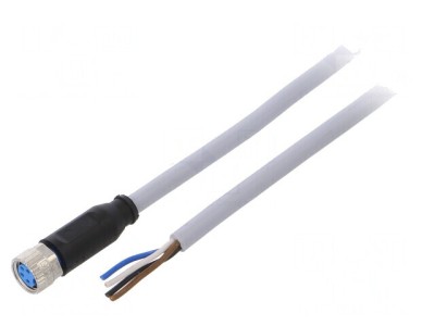 Cablu de Conectare M8 4 Pini 2m 60VAC 4A foto