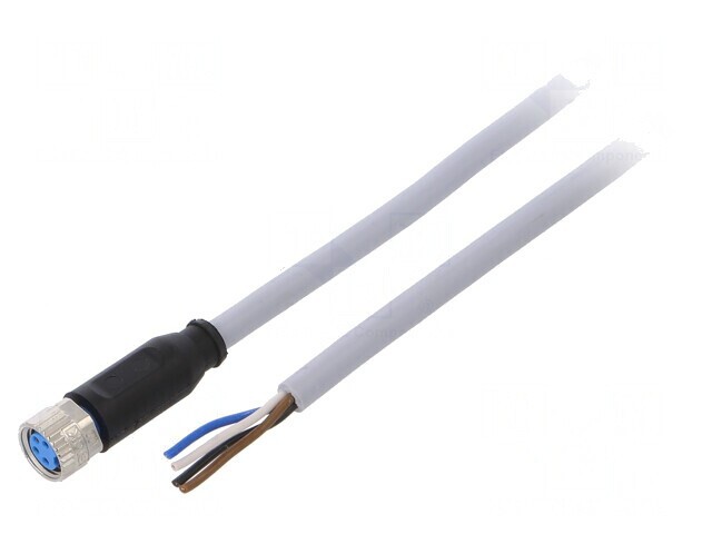 Cablu de Conectare M8 4 Pini 2m 60VAC 4A