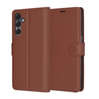 Husa pentru Samsung Galaxy A16 5G A166 / A16 4G A165, Techsuit, Leather Folio, Maro foto