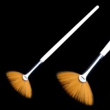 Cumpara ieftin Perie Unghii Profesionala INGINAILS, Albă, Curățare Praf După Pilire Manichiura
