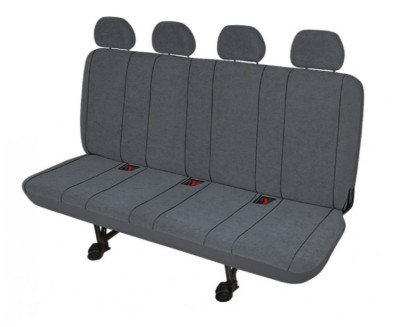 Husa bancheta microbuz 4 locuri pentru Jumper Jumpy Fiat Ducato Scudo Ford Transit Iveco daily Sprinter Vito Nissan Opel Movano Vivaro Peugeot Boxer E foto