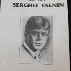 Emil Iordache - Carte catre Serghei Esenin / prima editie / Timpul, Iasi 1995 T9