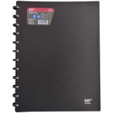 Mapa Main Paper plastic A4 culori inchise cu 25 file protectie